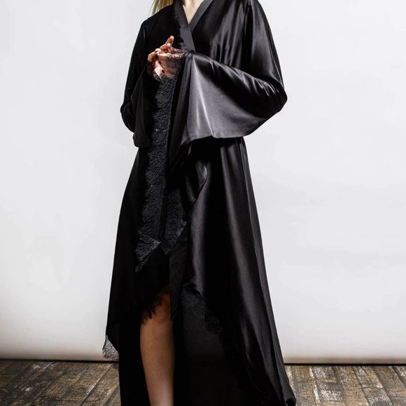 Killstar Other - Killstar Deadly Daze Satin Robe *PRICE DROP*